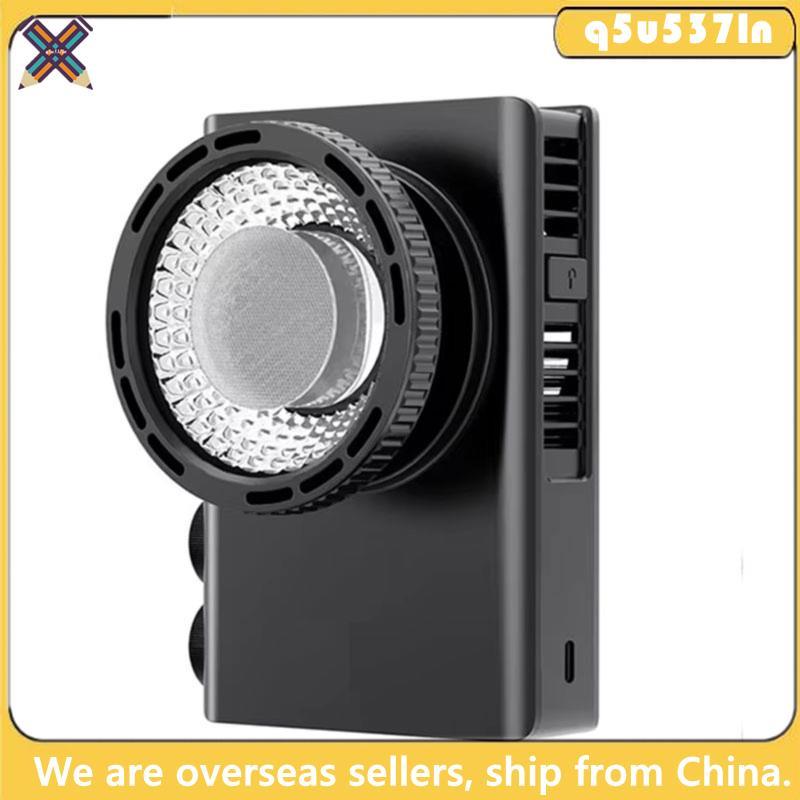 C01 100W COB LED Luz De Vídeo Com Lente Condensador 2700K-6500K Preenchimento Portátil Ventilador De Resfriamento Contín