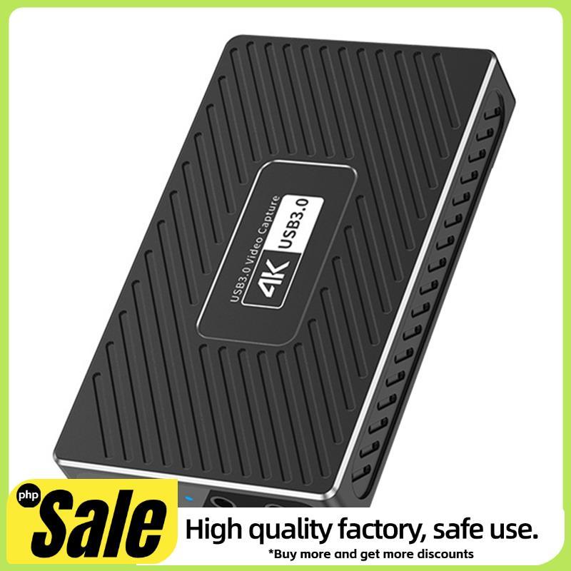 Placa De Captura De Vídeo 4K HD USB3.0 Game Transmissão E Ao Vivo Com Entrada De Linha De Microfone