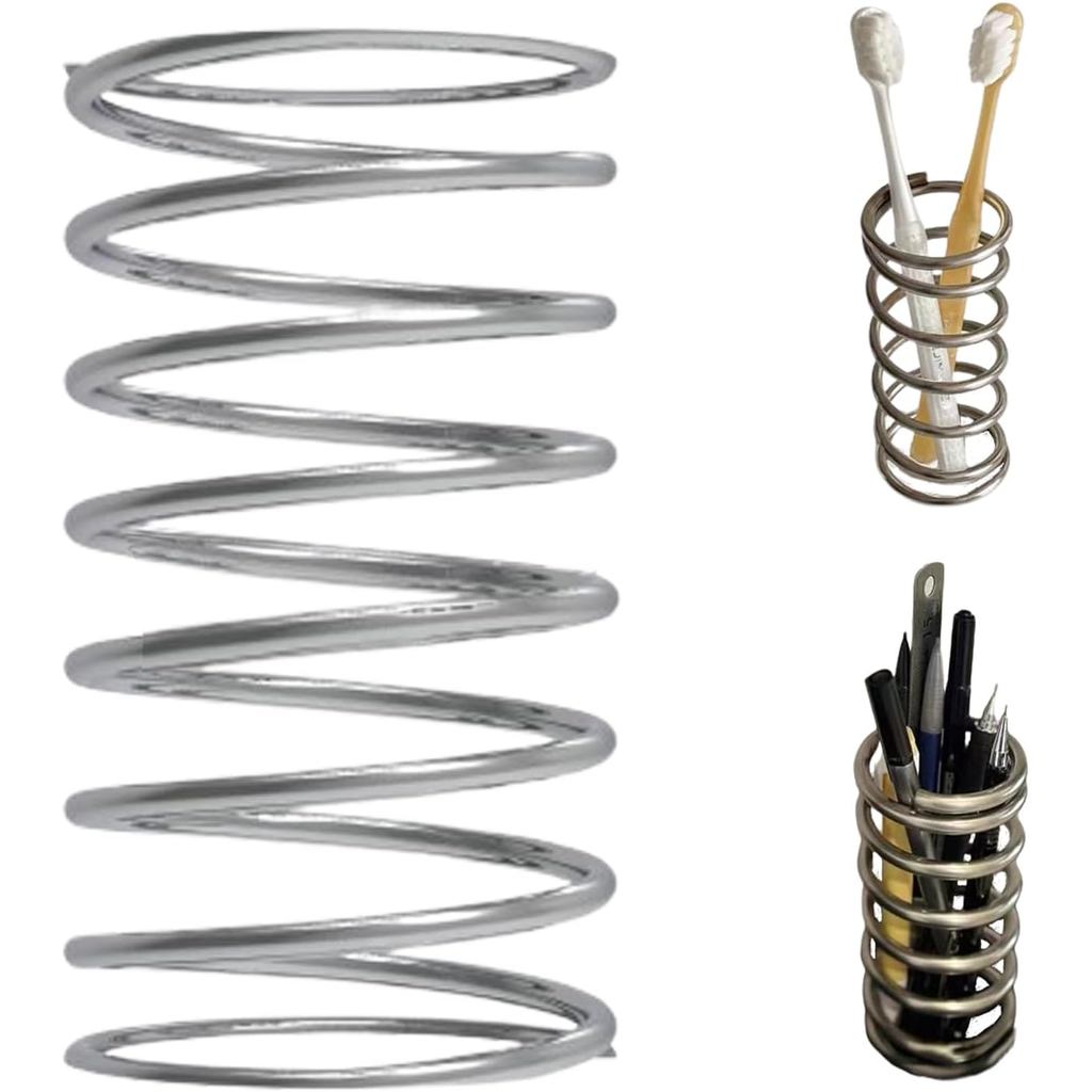 Suportes para Escovas de Dente em Forma de Mola, Porta-Canetas de Aço Inoxidável, Organizador de Pincéis de Maquiagem pa