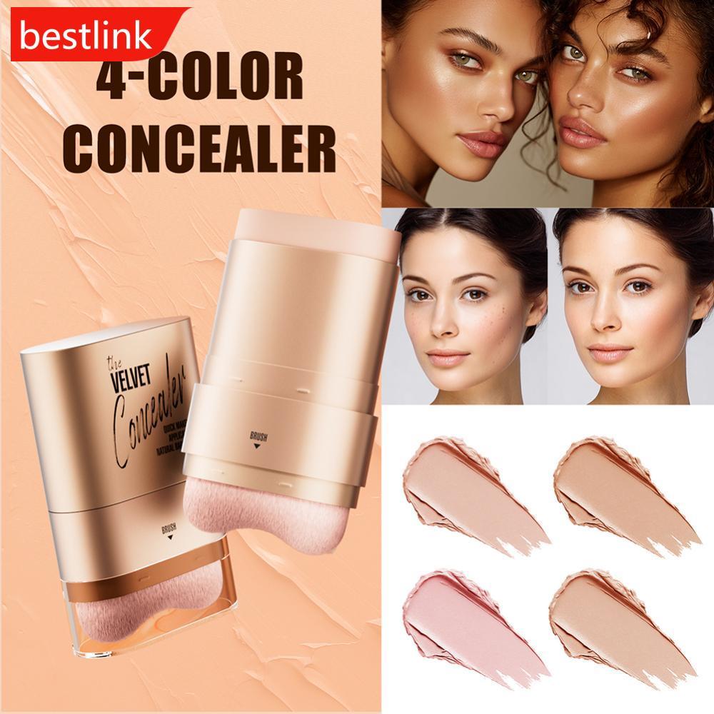 BESTLINK 2-Em-1 Corretivo Fundação Vara Cobre Olheiras À Prova Dwaterproof Água Resistente Ao Suor Maquiagem Facial Borr