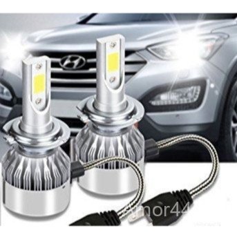Lâmpada Super Led Branco Automotiva 7200 lumens  H1 H3 H4 H7 H8 H9 H11 H16 H27 HB3 (9005) HB4 (9006) Super Branca（Dar ch
