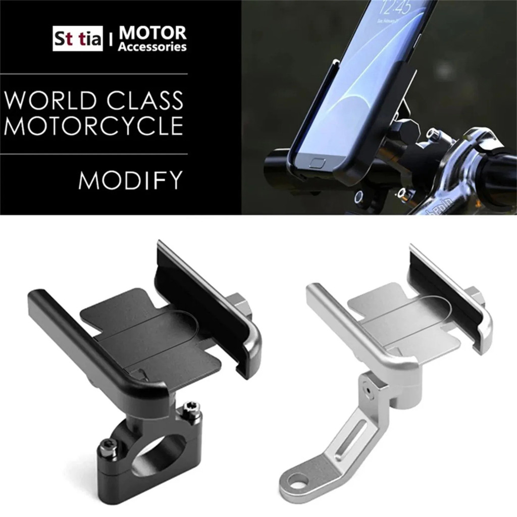 Suporte de Telefone para Motocicleta e Bicicleta, Suporte GPS, Suporte para Celular, Montagem no Espelho Retrovisor ou G