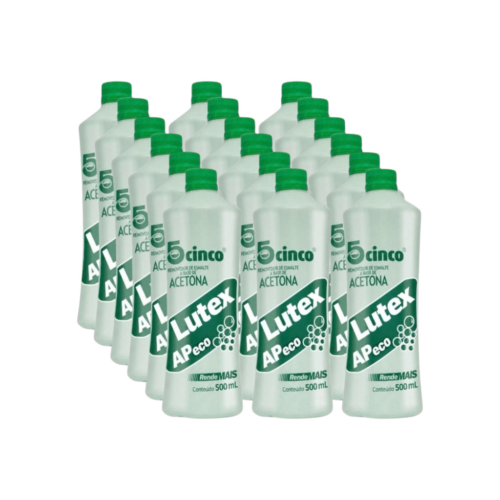 Kit 18 Lutex Acetona Removedor 500ml removedor de esmalte