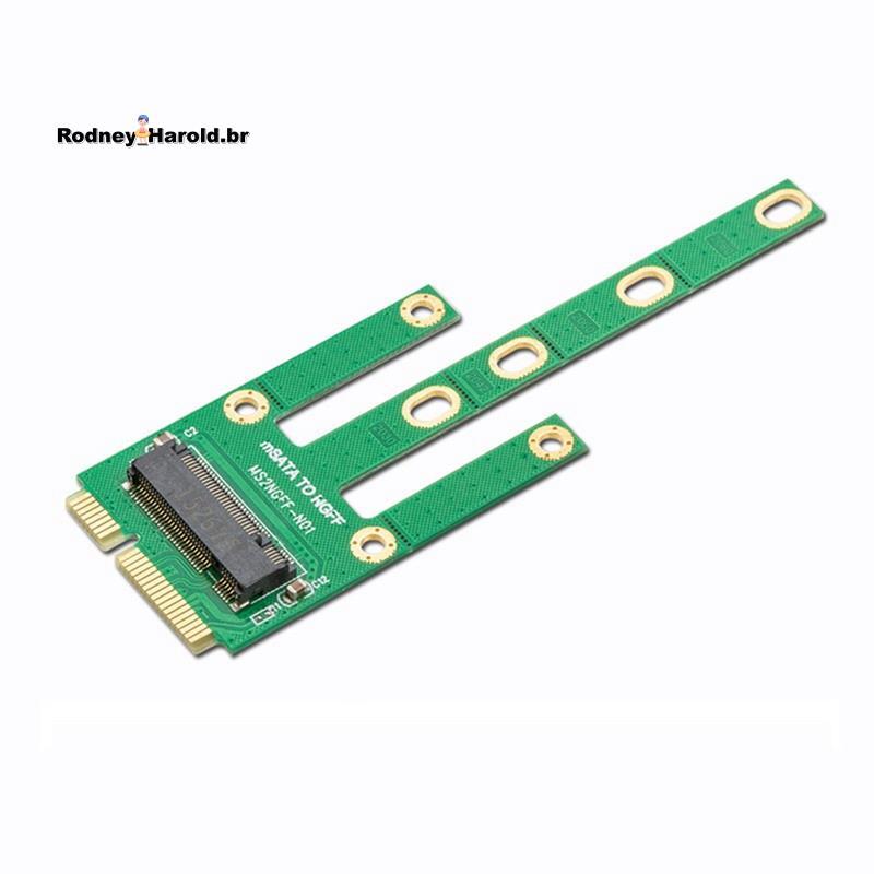 [Entrega Rápida R] Adaptador MSATA Para M . 2 NGFF Placa De Conversão 6.0 Gb/S SATA-Bus SSD B Key Macho Riser M2