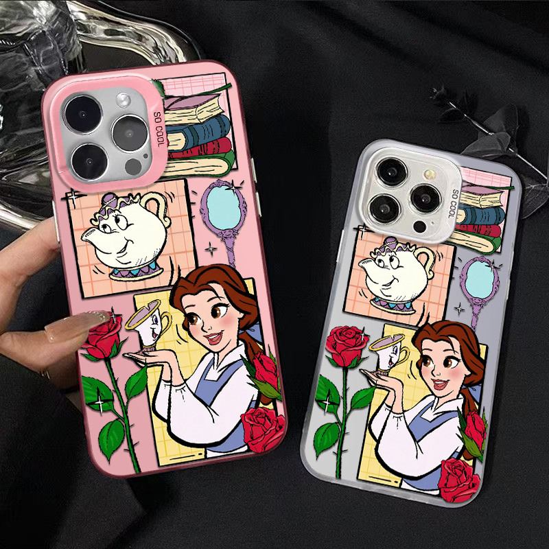 Capinha de celular A Bela e a Fera da Disney para iPhone xr xs 17 16 15 14 13 12 11 pro max 15 PRO 14 plus 16 E Capa