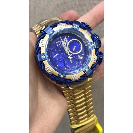 Relógio Invicta Reserve Thunderbolt 18k 3 cores top de luxo