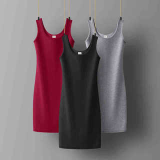 Sem mangas cinta saia colete saia Suspender vestido preto feminino mais magro olhar capa carne tamanho grande saia de fu