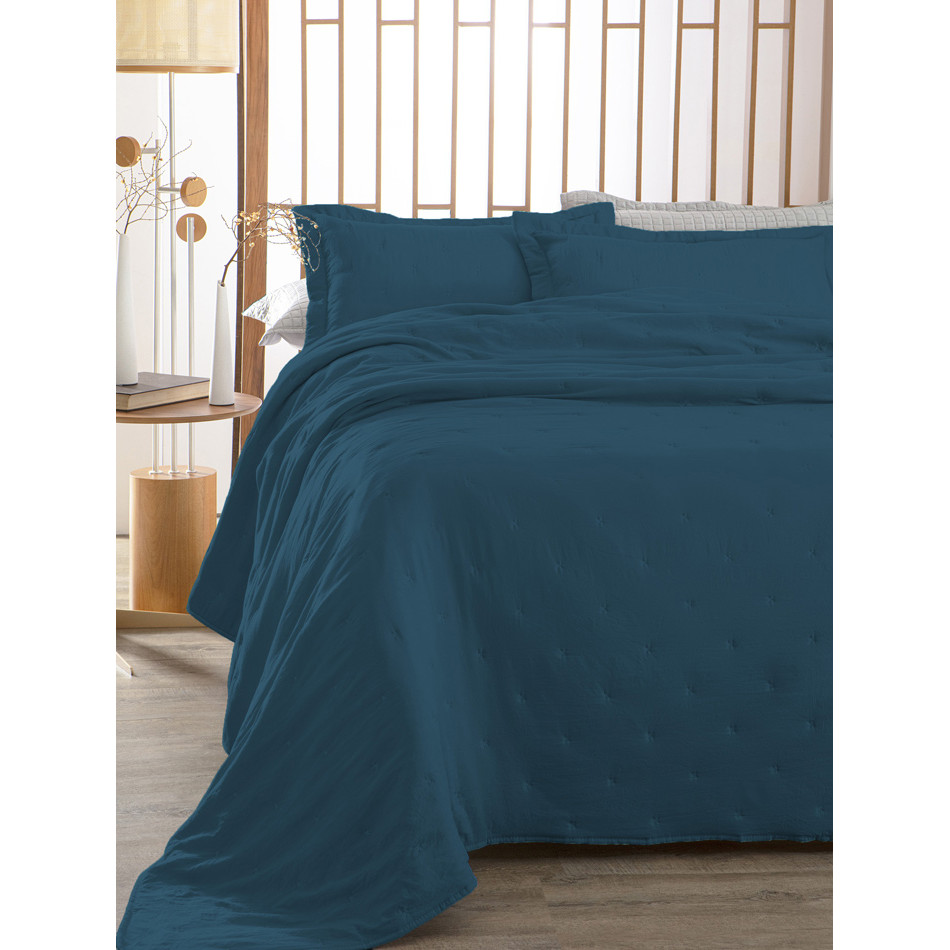 Kit Colcha Solteiro Toque De Plumas 180x220cm Não Desbota Hipercal 300 Extra Soft Maxime - 2 Peças