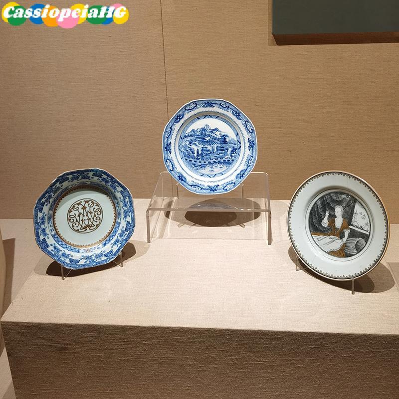 (Cassiopeiahg) Suporte De Placa De Acrílico Transparente Bancada Chá Bri Livro Revista Pintura Coleção Arte Display Titu