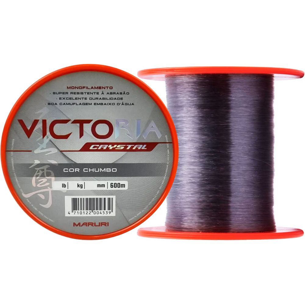 Linha Maruri Monofilamento Victoria Crystal 0,28mm 11lb 600m