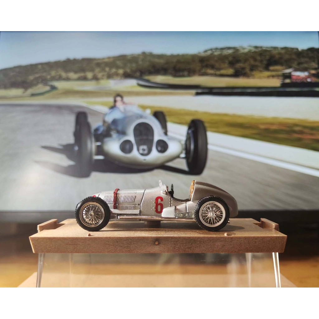 Campeonato Europeu Modelo 1: 43brumm Mercedes W125 Carla Jorah Campeonato Alemão Grande Prêmio 1937 Temporada Carro de C