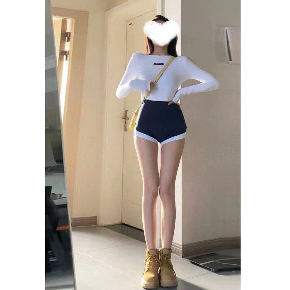 Controle Abdominal Legging Yoga Feminina Legging Importada Barata Puro desejo estilo esportes Shorts feminino verão fino