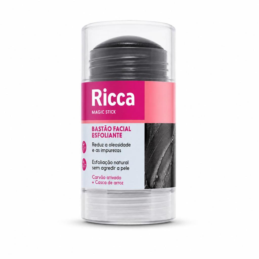 BASTAO ESFOLIANTE FACIAL RICCA BELLIZ O PODEROSO CARVAO 30G COD 3781