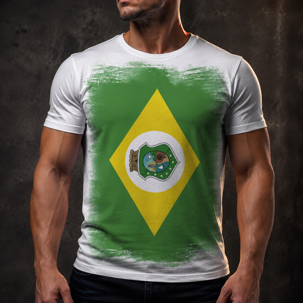 Camiseta Ceará Bandeira Estado Do Ceará - Dicelli
