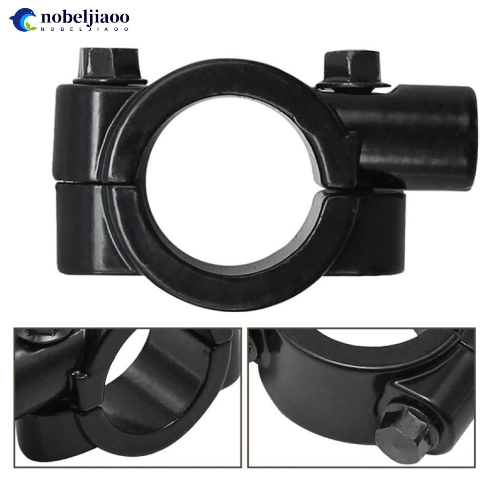 NOBELJIAOO M8 M10 22mm 25mm Motocicleta Retrovisor Guiador Espelho Suporte De Montagem Adaptador Braçadeira Base M7Z8