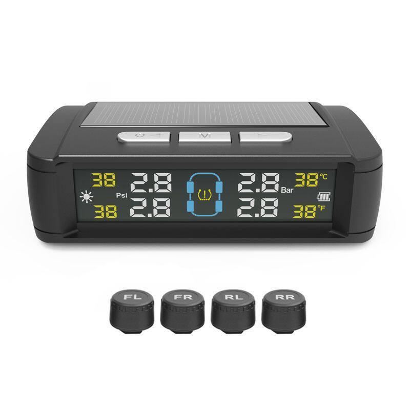 [Oferta Especial] Monitor de Pressão de Pneus com Funções Internas e Externas, Dispositivo Universal de Detecção de Pres