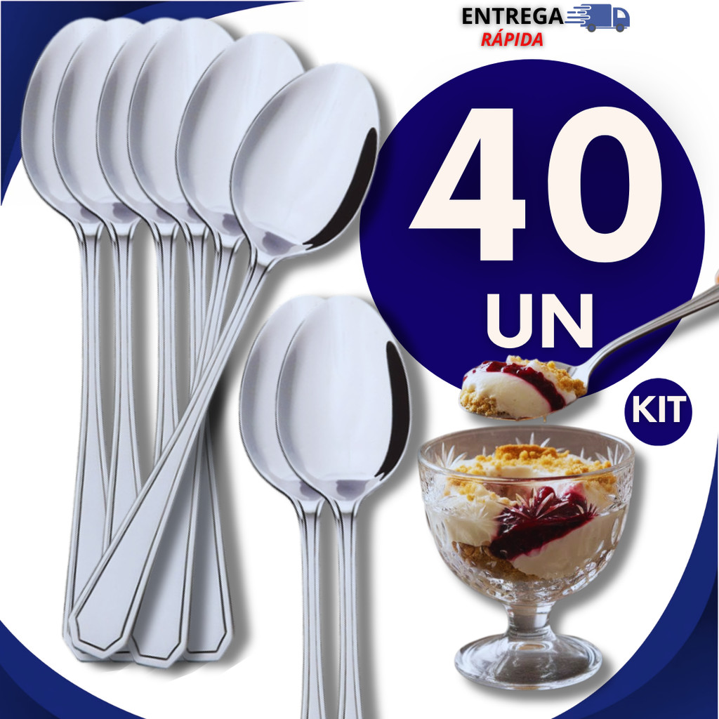 Colheres Colher Aço Inox Premium Para Restaurantes Cozinha Casa Bar Talher Colher de Sopa Utilidades Buffet
