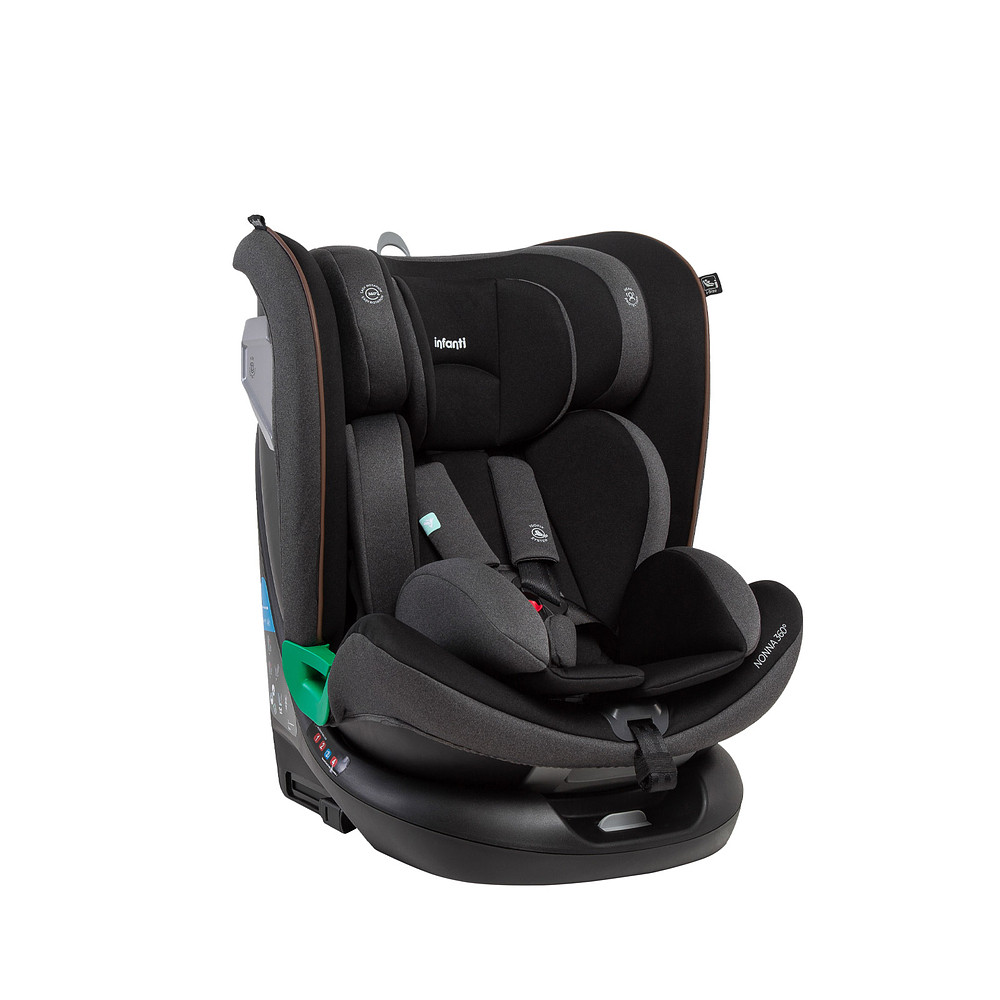 Cadeira para carro Nonna cor preta com isofix e giro 360 Infanti