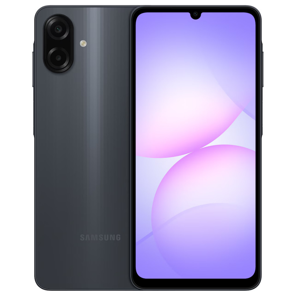Celular Samsung Galaxy A07 128gb, 4gb, Câmera 50mp, Tela 6.7 , Proteção Ip54, Processador 6nm - Preto