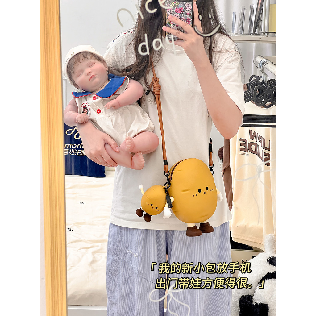 Mãe Outing saco do mensageiro do bebê saco de caminhada do bebê leve pequena mochila mãe bebê saco do telefone móvel sai