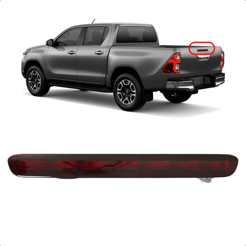 Luz De Freio Hilux 2016 2017 2018 2019 2020 2021 2022 A 2025 Brake Light Break Light Vermelho