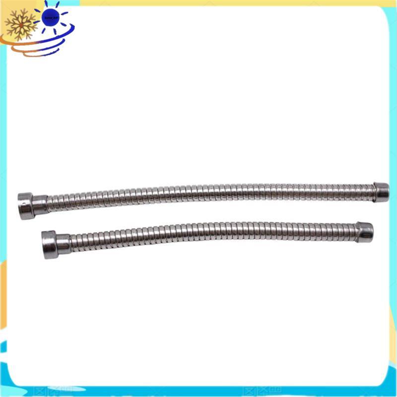 [Le's Shop] Conduíte De Fio Flexível 12 " Aço Inoxidável 2 Unidades Para Instalação De Lâmpada De Neblina Com Luz Trasei