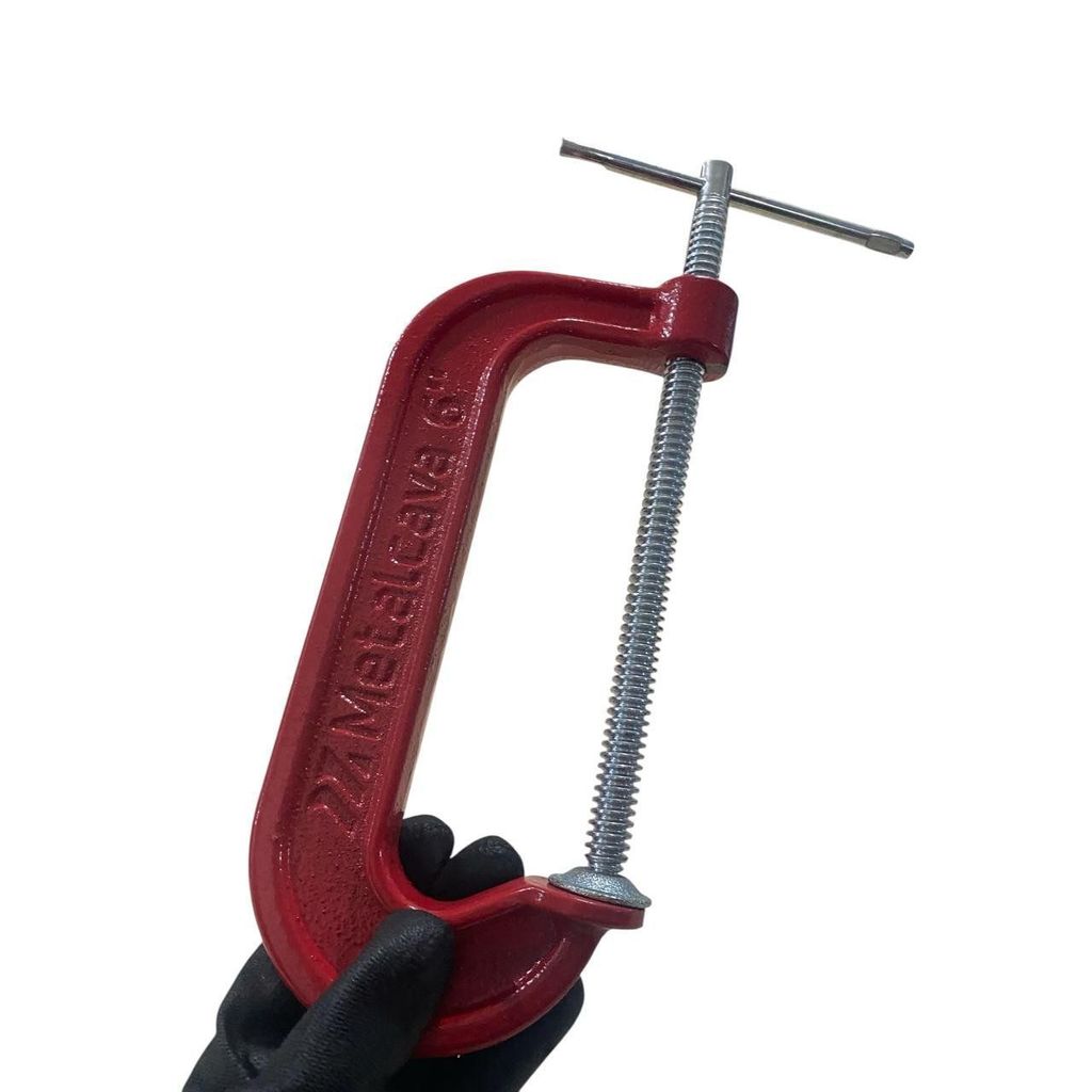 Grampo Sargento Fixação Tipo C 6" METALCAVA - C6