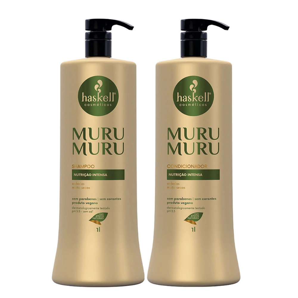 Kit Haskell Murumuru Shampoo + Condicionador 1L