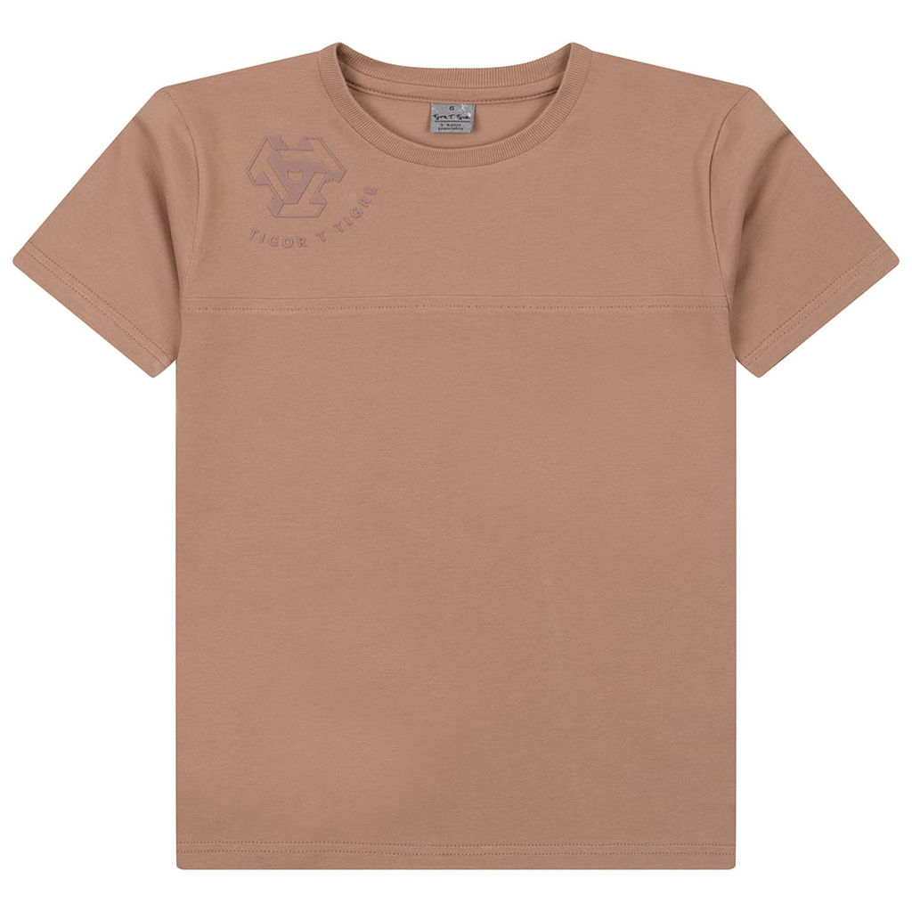 Camisa Manga Curta Infantil Masculina Tigor T. Tigre