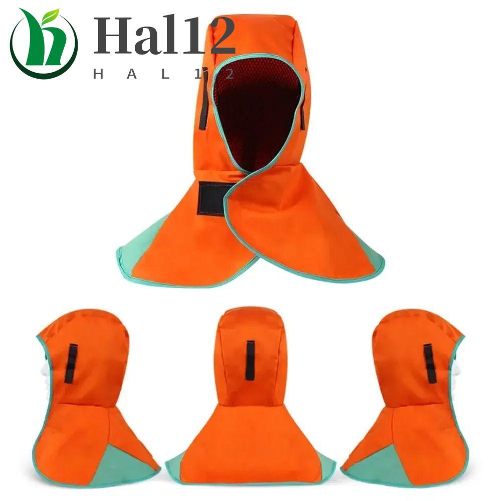 Capacete De Soldagem Protetor Completo HALB , Capa De Pescoço À Prova De Fogo Lavável Poeira Queimaduras