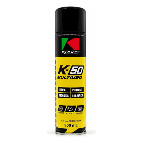 Óleo Desengripante Lubrificante Multiuso K50 Koube 300ml Koube