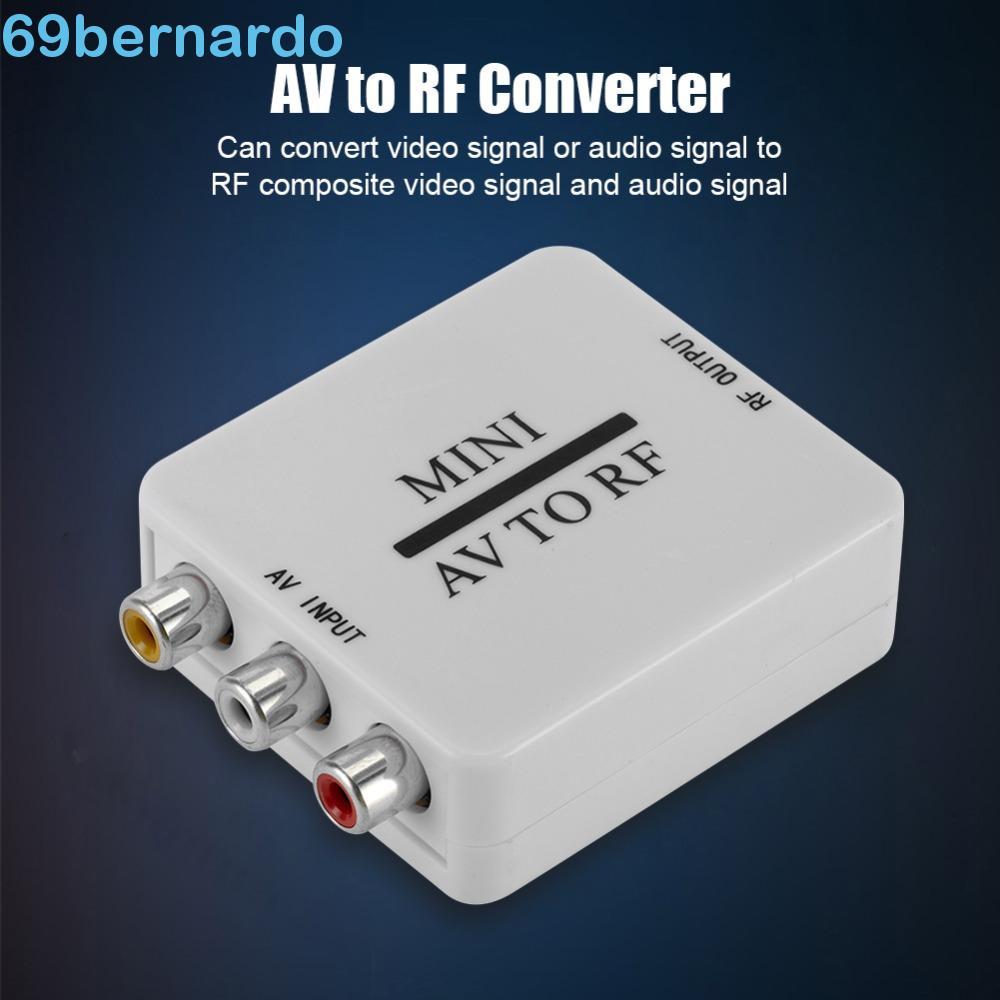 Conversor BERNARDO RCA AV Para RF , Amplificador 67.25 Mhz Com Linha HD