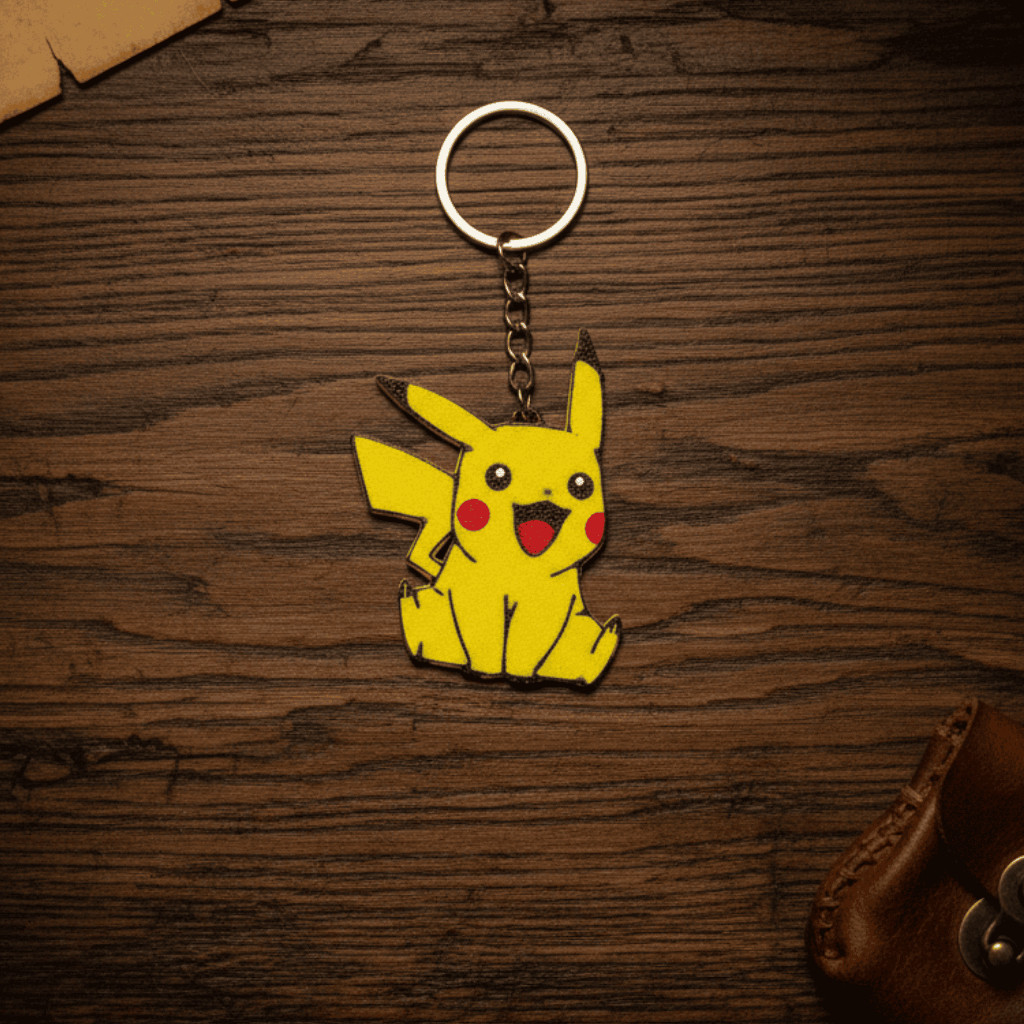 Chaveiro Pikachu Pokémon Impressão 3D Miniatura Colecionável Acessório Geek Mochila Decoração Presente Criativo