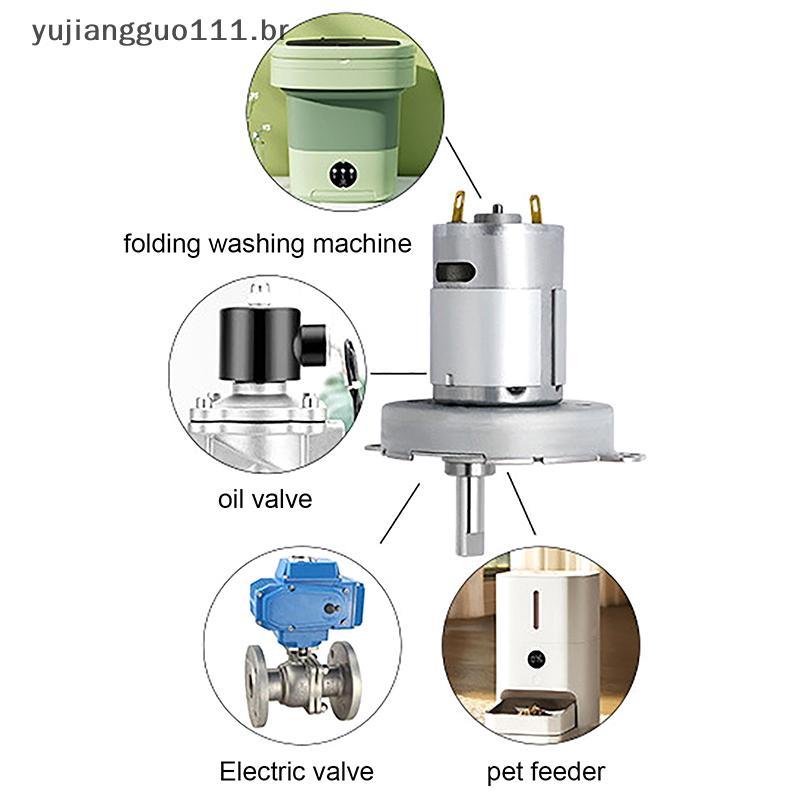 # Novo Acessórios DIY Micro Redução DC Motor DC24V JS50 Motores De Engrenagem Desaceleração 7800 Rpm Para Válvula De Óle