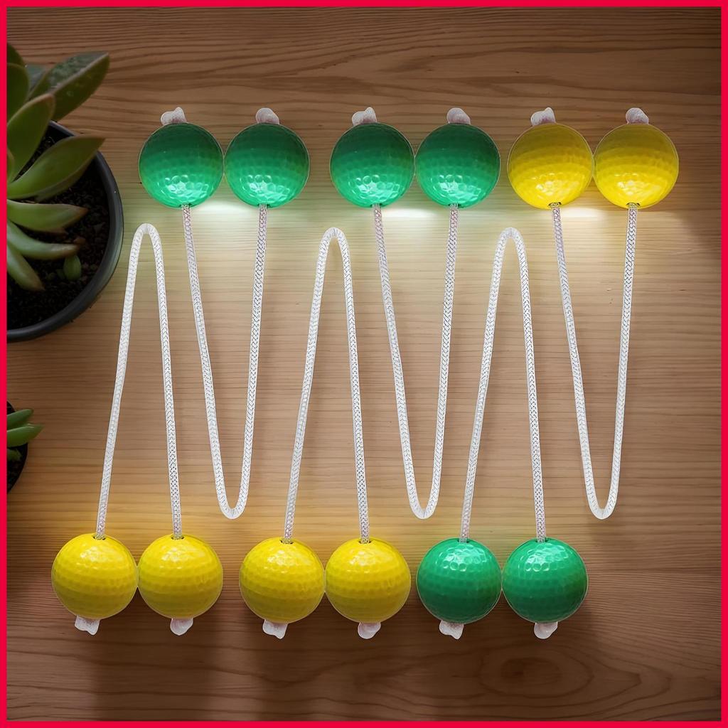 Conjunto De Bolas De Escada Com 6 Escadas , Bola De Prática De Golfe , Interação Pai-Filho , Ferramenta De Exercício Por