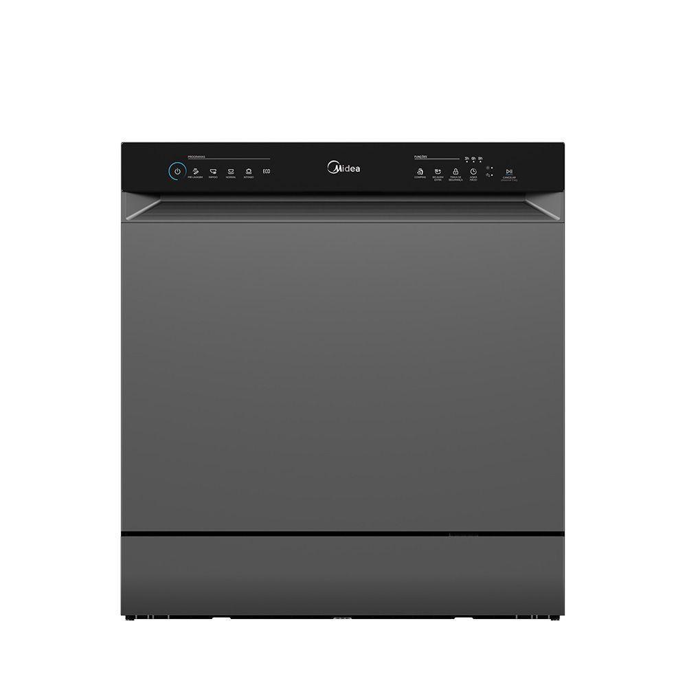 Lava-louça Midea 8 Serviços Touch Plus Cinza 127V (MDWTF08S1)