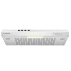 Depurador de Ar Continental 60cm Branco Alto Poder de Sucção e 3 Velocidades (DC6PW)