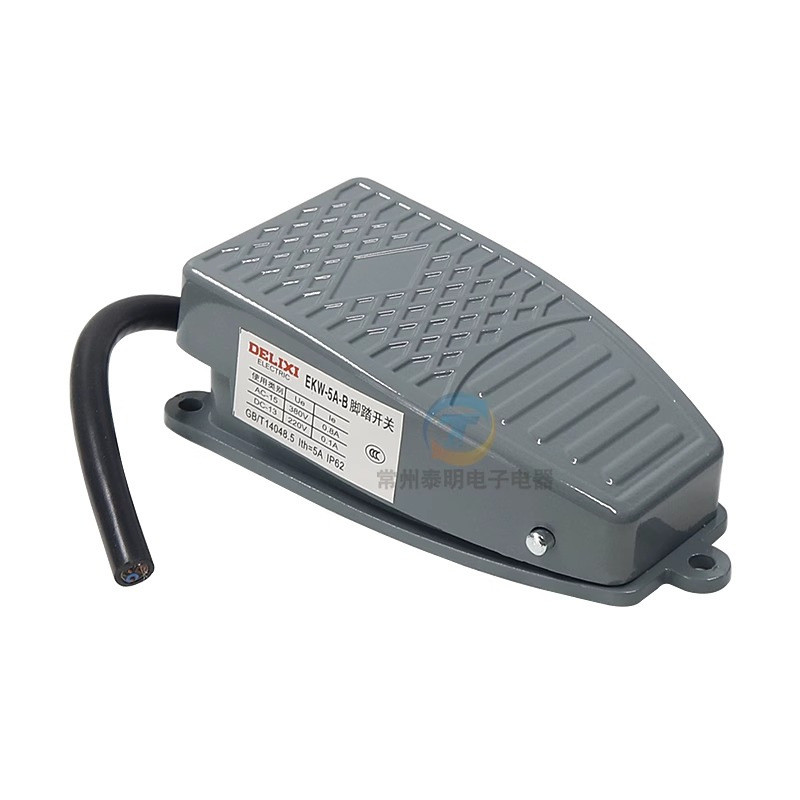 Pedal de controle EKW5A-B para máquina de solda por pontos operada por pedal, controlador de punção com fio 220v, pedal