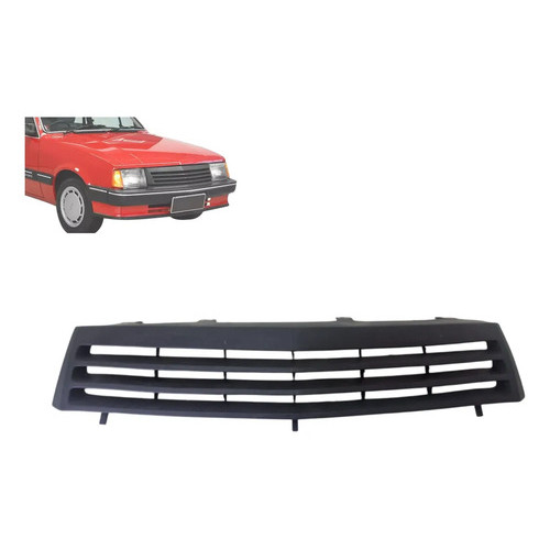 Grade Radiador Parachoque Chevette 87 88 89 90 91 92 93 Preto Fosco