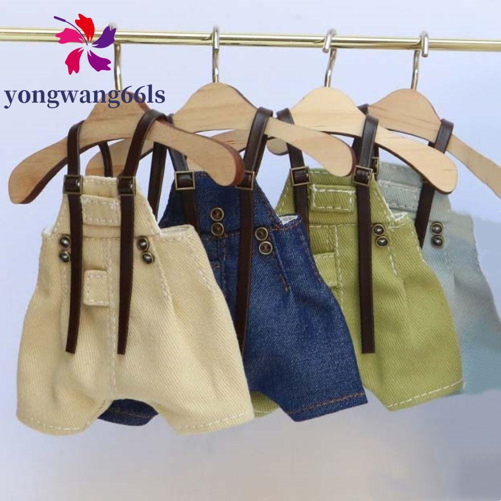 Roupas De Boneca YONGWANG Bjd , Calças Jeans De 15-20 Cm , Roupa Diária Com Suspensório , Macacão
