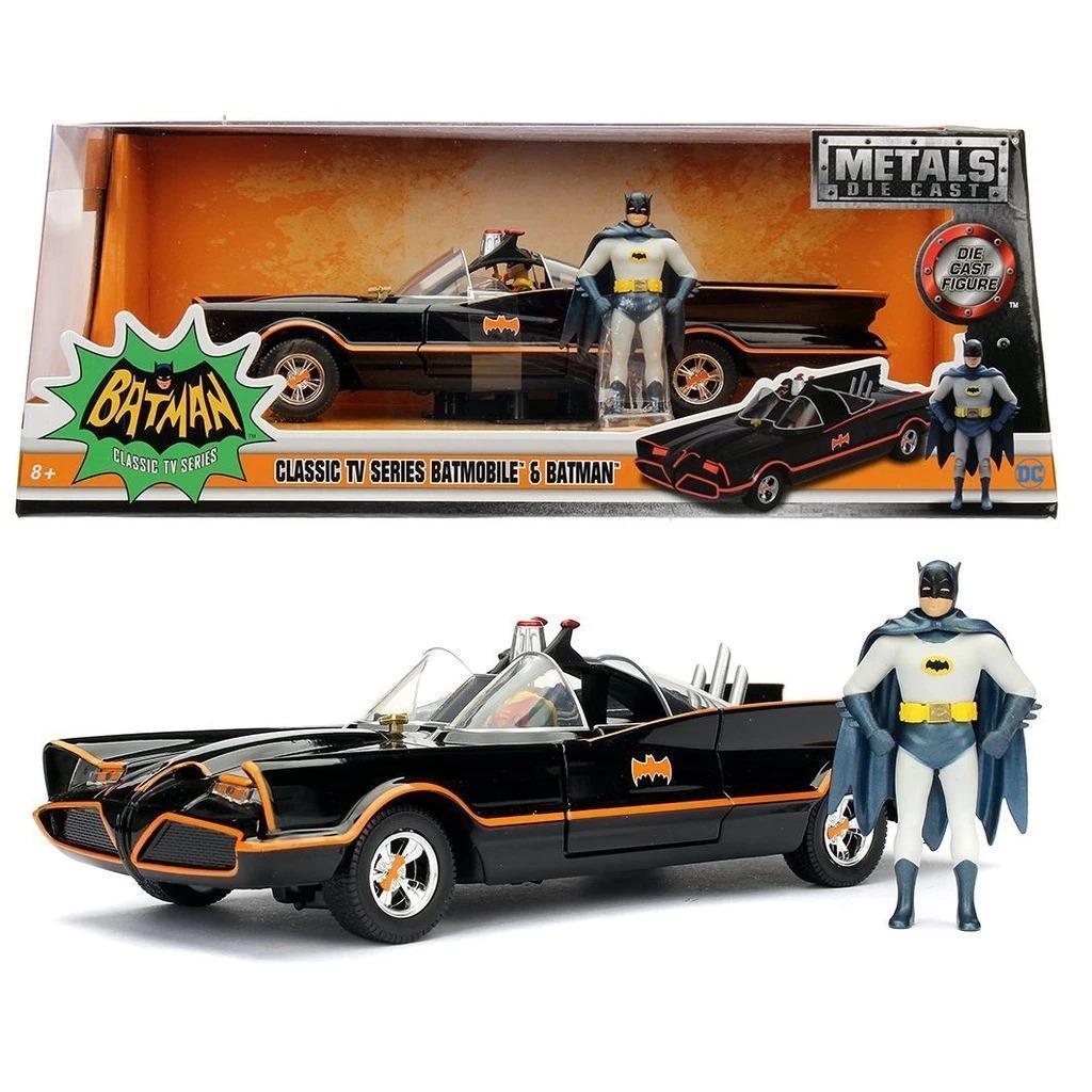 Miniatura Batmóvel 1966 – Carro Clássico de Coleção