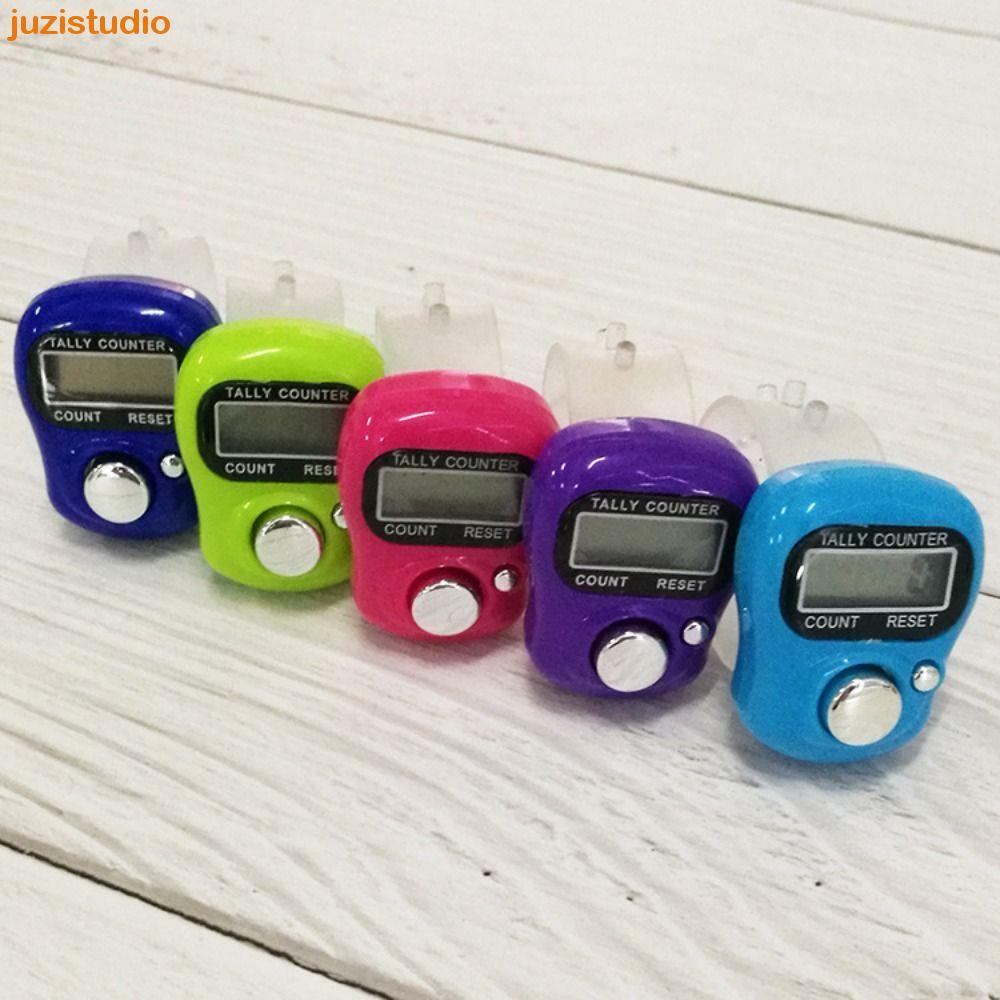 Contador De Linha De Tricô JUZISTUDIO , Mini Eletrônico De Anel De Dedo , Portátil