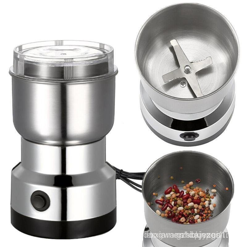Moedor de Grãos de Café Inteligente - Moedor a Seco para Nozes e Especiarias, Moinho de Moagem em Aço Inoxidável, Estoqu