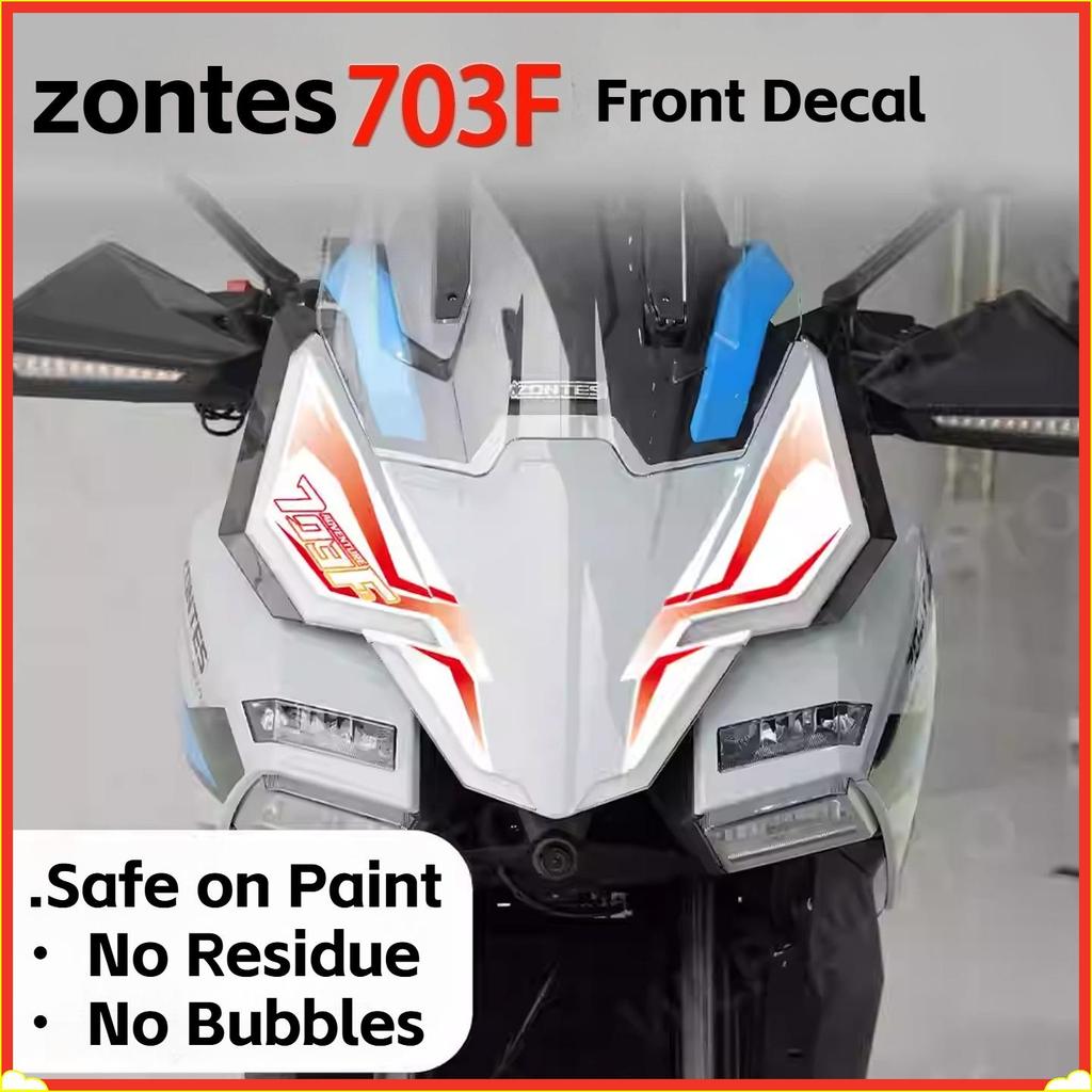 Adesivo Reflexivo Decalque Para Zonntes 703F Motocicleta Frente Carenagem Vinil À Prova Dwaterproof Água Decorativo Modi