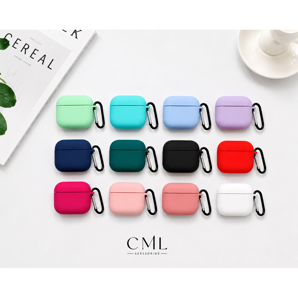 Case Capa Protetora Para  AirPods PRO -  AirPods PRO2 - AIRPODS 3 - AIRPODS 1&2