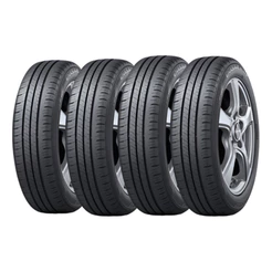 Kit 4 Pneus Dunlop Aro 16 205/55R16 91H Enasave EC300+ Novo 205 55 16 Passeio Econômico
