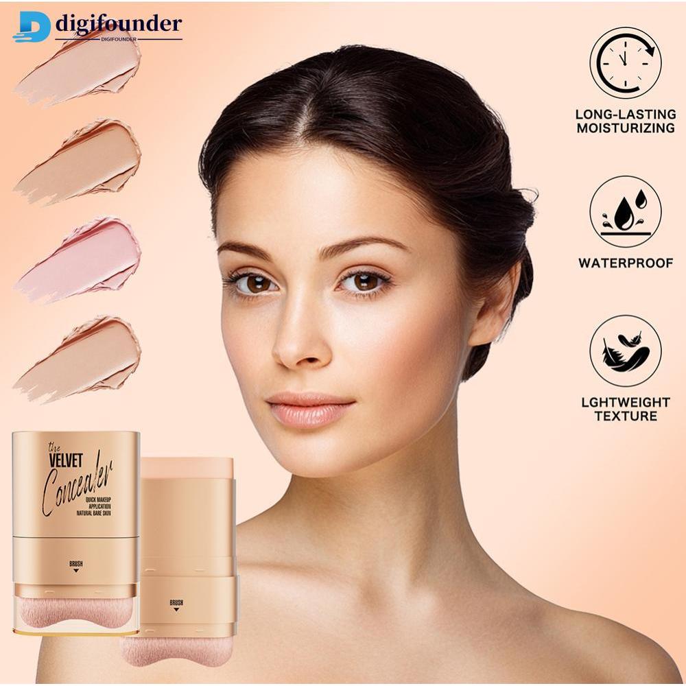 DIGIFOUNDER 2-Em-1 Corretivo Fundação Vara Cobre Olheiras À Prova Dwaterproof Água Resistente Ao Suor Maquiagem Facial B