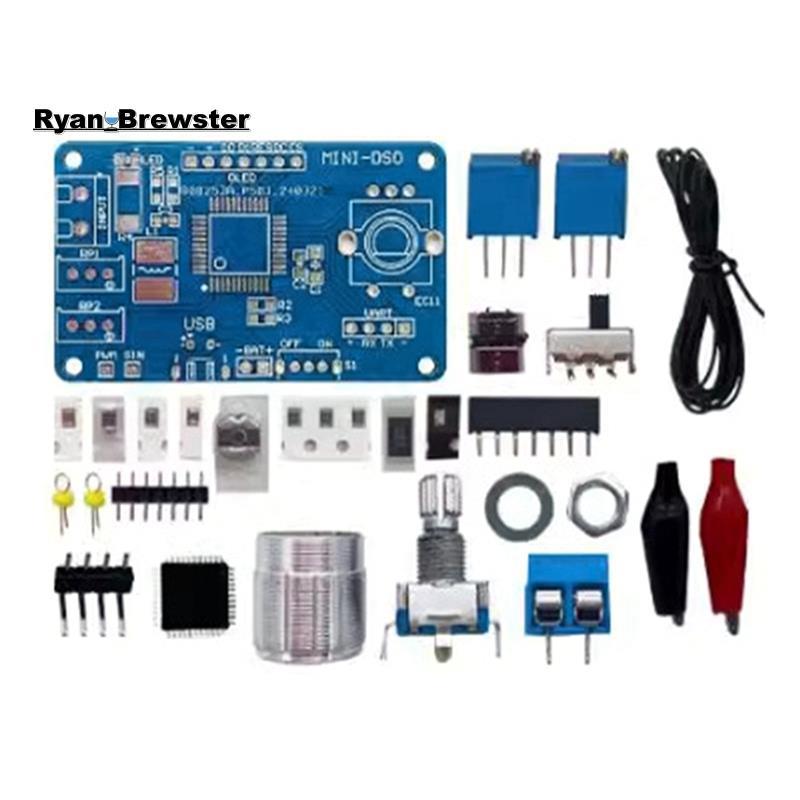 [Preferência R] DIY Mini Kit Osciloscópio Digital STC8K8A Microcontrolador Eletrônico Solda Prática Peças Soltas