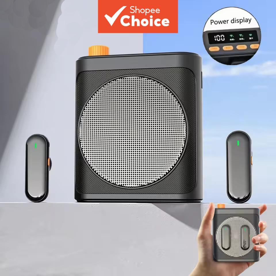 Microfone de Lapela Wireless M29 Mini, Bluetooth 5.0, Caixa de Som Portátil PA para Professores Elite Pro