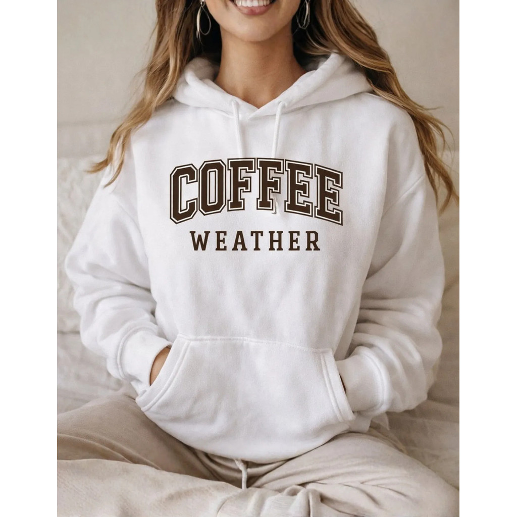 Moletom Unisex Flanelado Canguru Estampado Coffee Quentinho